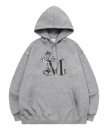 【日本未発売/WEB限定】MUCENT(ムセント)/サハラ グラデーション レオパード クロス ハート フード パーカー オーバーサイズ ユニセックス/SAHARA GRADATION CROSS SIERRA LEOPARD HEART HOOD T UNISEX