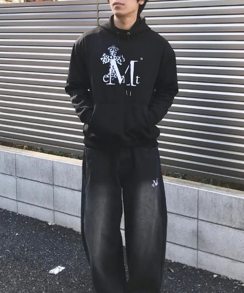 MUCENT(ムセント)の「【日本未発売/WEB限定】MUCENT(ムセント)/サハラ グラデーション レオパード クロス ハート フード パーカー オーバーサイズ ユニセックス/SAHARA GRADATION CROSS SIERRA LEOPARD HEART HOOD T UNISEX(パーカー・レディース・グレー/ブラック/グレー系その他・FREE)」の13枚目の写真