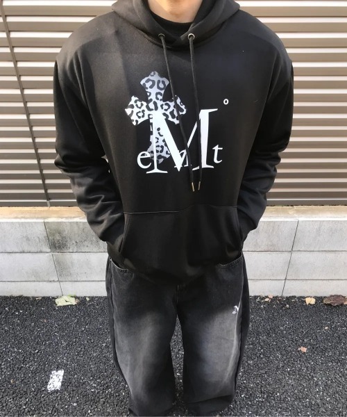 MUCENT(ムセント)の「【日本未発売/WEB限定】MUCENT(ムセント)/サハラ グラデーション レオパード クロス ハート フード パーカー オーバーサイズ ユニセックス/SAHARA GRADATION CROSS SIERRA LEOPARD HEART HOOD T UNISEX(パーカー・レディース・グレー/ブラック/グレー系その他・FREE)」の12枚目の写真