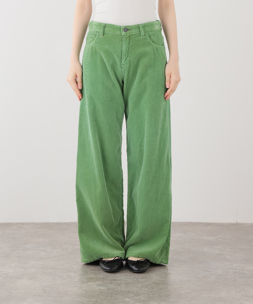 IENA(イエナ)の「BOWTE/バウト FINX CORDUROY WIDE PT パンツ 262-04-0002(その他パンツ・レディース・ライトグリーン・38/36)」の11枚目の写真