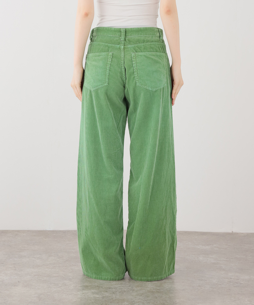 IENA(イエナ)の「BOWTE/バウト FINX CORDUROY WIDE PT パンツ 262-04-0002(その他パンツ・レディース・ライトグリーン・38/36)」の13枚目の写真