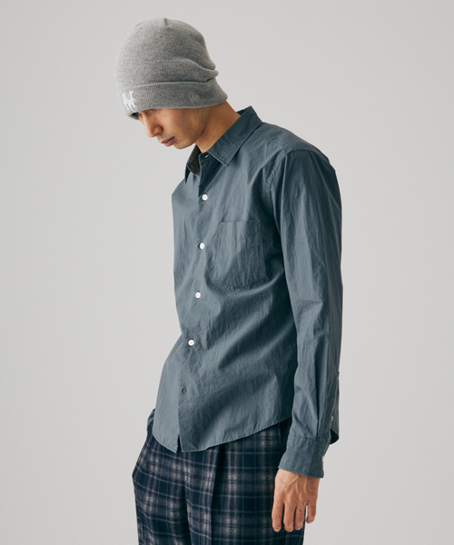 JOURNAL STANDARD(ジャーナルスタンダード)の「コットン ワッシャー アライン シャツ(シャツ/ブラウス・メンズ・ホワイト/チャコールグレー/キャメル・MEDIUM/LARGE)」の9枚目の写真