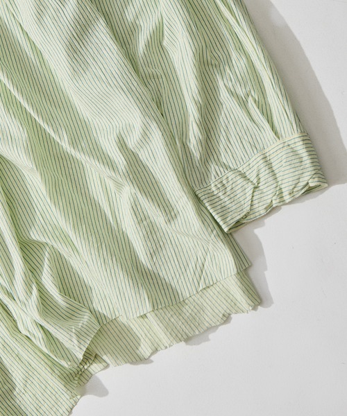 KANEMASA PHIL.(カネマサフィル)の「【KANEMASA PHIL./カネマサフィル】46G Stripe Artisan Shirt(シャツ/ブラウス・メンズ・イエロー/ホワイト・L/M)」の20枚目の写真