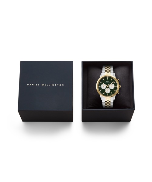 Daniel Wellington（ダニエルウェリントン）の「Iconic Chronograph 42MM Arch 5-Link メンズ腕時計（アナログ腕時計・メンズ・ホワイト×ゴールド・42mm）」の5枚目の写真