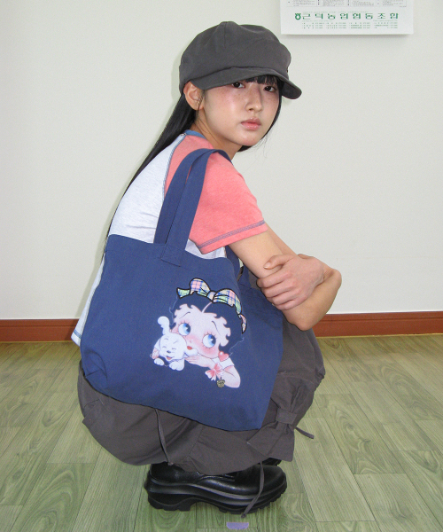 RONRON(ロンロン)の「BETTY BOOP MINI STAR STITCH RAGLAN T SHIRT ORANGE(Tシャツ/カットソー・レディース・その他・FREE)」の4枚目の写真