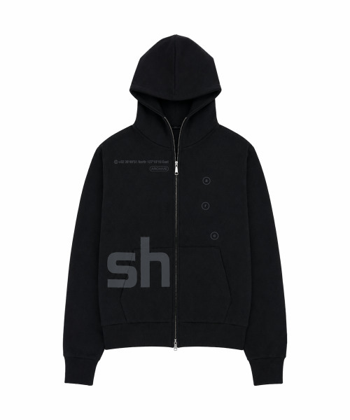 SOHUL（ソフル）の「Easy Hood Zip-up (ブラック)（パーカー・レディース・その他・FREE）」の5枚目の写真