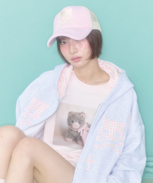 SHAKIRI(シャキリ)の「キリスカルパッチフードパーカー(ライトグレー)(パーカー・レディース・その他・FREE)」の3枚目の写真