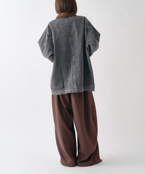goocy(グーシー)の「ハンティングジャケット(MA-1・レディース・ブラック/ブルー・FREE)」の9枚目の写真