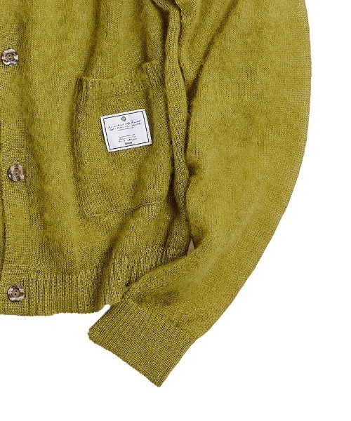 EFFECTEN（エフェクテン）の「mcg3901-8G mohair cardigan モヘアカーディガン(efsc-09)（カーディガン/ボレロ・メンズ・イエロー系その他・M/L）」の10枚目の写真