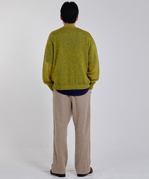 EFFECTEN（エフェクテン）の「mcg3901-8G mohair cardigan モヘアカーディガン(efsc-09)（カーディガン/ボレロ・メンズ・イエロー系その他・M/L）」の7枚目の写真