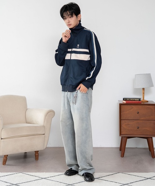 Kaepa(ケイパ)の「WEGO/【26年秋冬新作アイテム】Kaepaトラックジャケット(ジャージ・メンズ・ネイビー/ワイン/サックスブルー/ナチュラル・X-LARGE/LARGE/MEDIUM)」の6枚目の写真