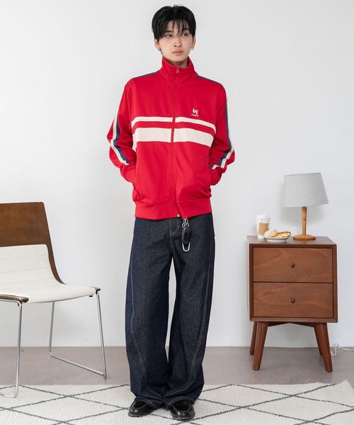 Kaepa(ケイパ)の「WEGO/【26年秋冬新作アイテム】Kaepaトラックジャケット(ジャージ・メンズ・ネイビー/ワイン/サックスブルー/ナチュラル・X-LARGE/LARGE/MEDIUM)」の7枚目の写真