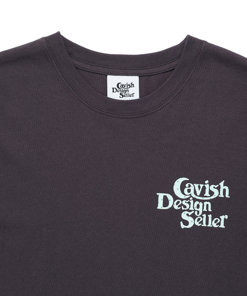 Cavish(カビシ)の「STAR SELLER ロゴ長袖Tシャツ ダークパープル (CV2GSUT579A)(Tシャツ/カットソー・レディース・ダークパープル・FREE/MEDIUM/SMALL/LARGE)」の8枚目の写真