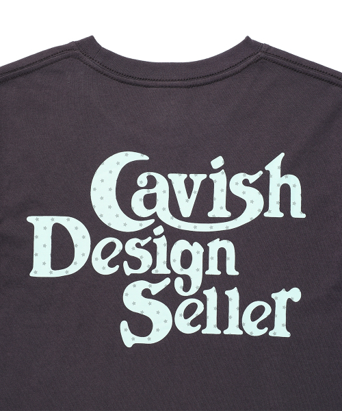 Cavish(カビシ)の「STAR SELLER ロゴ長袖Tシャツ ダークパープル (CV2GSUT579A)(Tシャツ/カットソー・レディース・ダークパープル・FREE/MEDIUM/SMALL/LARGE)」の9枚目の写真