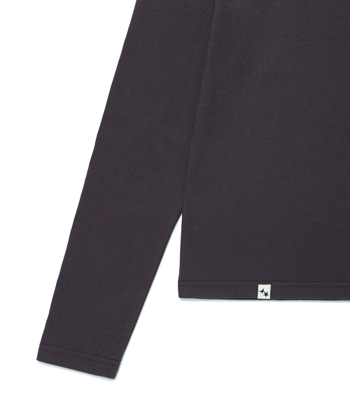 Cavish(カビシ)の「STAR SELLER ロゴ長袖Tシャツ ダークパープル (CV2GSUT579A)(Tシャツ/カットソー・レディース・ダークパープル・FREE/MEDIUM/SMALL/LARGE)」の11枚目の写真