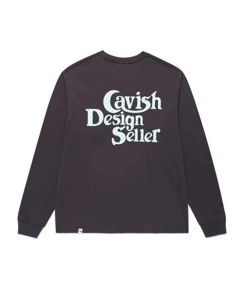 Cavish(カビシ)の「STAR SELLER ロゴ長袖Tシャツ ダークパープル (CV2GSUT579A)(Tシャツ/カットソー・レディース・ダークパープル・FREE/MEDIUM/SMALL/LARGE)」の13枚目の写真