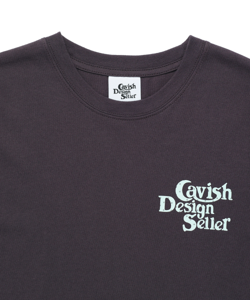 Cavish(カビシ)の「STAR SELLER ロゴ長袖Tシャツ ダークパープル (CV2GSUT579A)(Tシャツ/カットソー・レディース・ダークパープル・FREE/MEDIUM/SMALL/LARGE)」の15枚目の写真