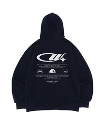 キャンプサイトフードTシャツ(ネイビー)