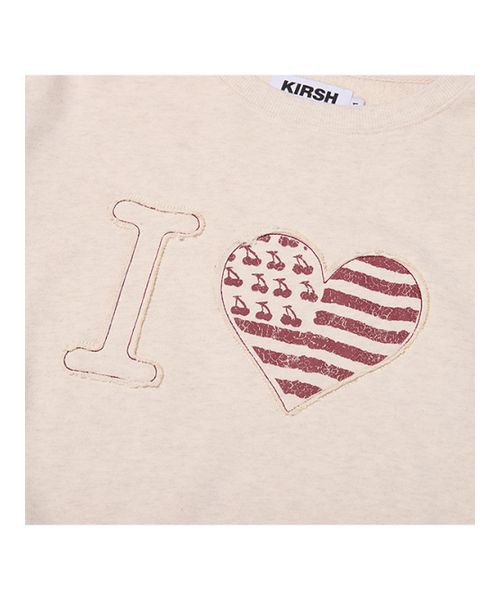 KIRSH（キルシー）の「アイラブキルシカットオフスウェットシャツ[オートミール]（スウェット・レディース・その他・1）」の5枚目の写真