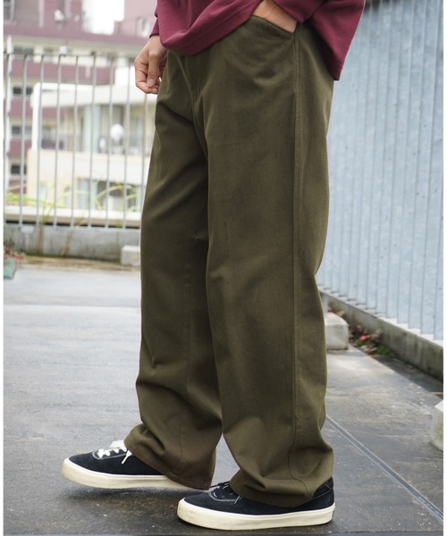 BEN DAVIS(ベンデイビス)の「《BEN DAVIS》 TWILL PANTS(チノパンツ・メンズ・ブラック/オフホワイト/オリーブ・32inch/34inch/30 inch)」の3枚目の写真