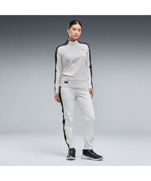 PUMA(プーマ)の「PUMA プーマ ウィメンズ ゴルフ CG W ジク モックネック 長袖 シャツ(Tシャツ/カットソー・レディース・ダークブルー/ブラック/ホワイト・X-LARGE/SMALL/LARGE/MEDIUM)」の5枚目の写真