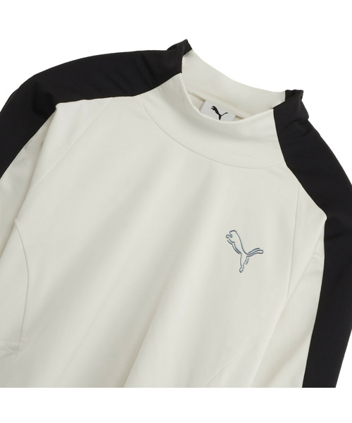 PUMA(プーマ)の「PUMA プーマ ウィメンズ ゴルフ CG W ジク モックネック 長袖 シャツ(Tシャツ/カットソー・レディース・ダークブルー/ブラック/ホワイト・X-LARGE/SMALL/LARGE/MEDIUM)」の10枚目の写真