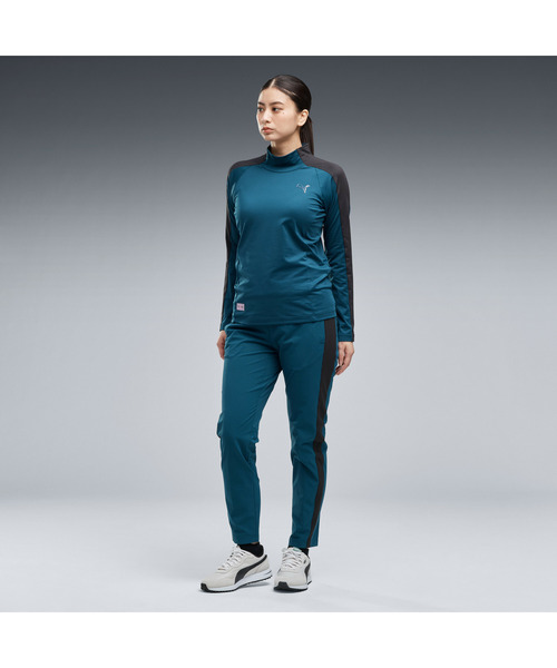PUMA(プーマ)の「PUMA プーマ ウィメンズ ゴルフ CG W ジク モックネック 長袖 シャツ(Tシャツ/カットソー・レディース・ダークブルー/ブラック/ホワイト・X-LARGE/SMALL/LARGE/MEDIUM)」の17枚目の写真