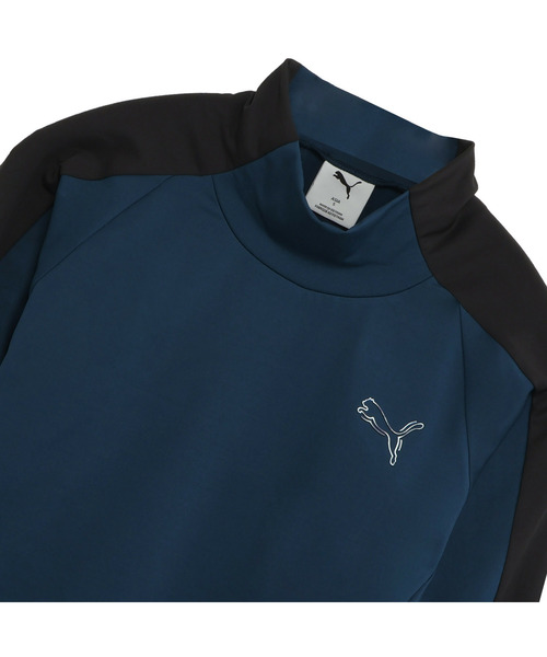 PUMA(プーマ)の「PUMA プーマ ウィメンズ ゴルフ CG W ジク モックネック 長袖 シャツ(Tシャツ/カットソー・レディース・ダークブルー/ブラック/ホワイト・X-LARGE/SMALL/LARGE/MEDIUM)」の22枚目の写真