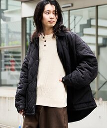【UNISEX】コーデュロイ襟キルティングジャケット