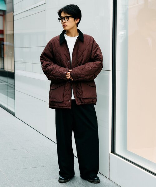 CIAOPANIC TYPY(チャオパニックティピー)の「【UNISEX】コーデュロイ襟キルティングジャケット(ブルゾン・メンズ・ブラック/ブラウン/カーキ・MEDIUM/LARGE)」の22枚目の写真