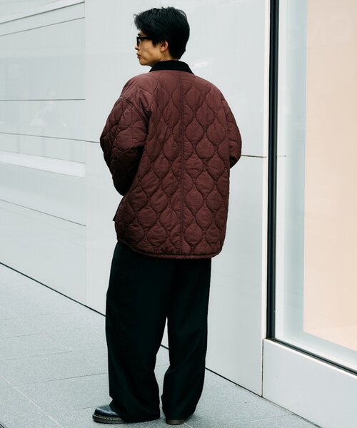 CIAOPANIC TYPY(チャオパニックティピー)の「【UNISEX】コーデュロイ襟キルティングジャケット(ブルゾン・メンズ・ブラック/ブラウン/カーキ・MEDIUM/LARGE)」の17枚目の写真