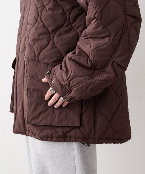CIAOPANIC TYPY(チャオパニックティピー)の「【UNISEX】コーデュロイ襟キルティングジャケット(ブルゾン・メンズ・ブラック/ブラウン/カーキ・MEDIUM/LARGE)」の9枚目の写真
