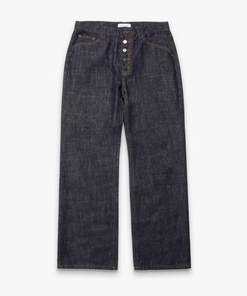 DOFFJASON(ドフジェーソン)の「シンチバッグ カモ柄パネル デニムパンツ INDIGO(デニムパンツ・レディース・その他・SMALL/MEDIUM/LARGE)」の2枚目の写真