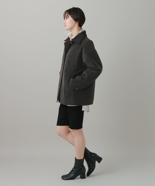 LAKOLE（ラコレ）の「フェイクスウェードナカワタブルゾン / 889323（ブルゾン・レディース・ブラック/ベージュ/ブラウン・FREE）」の5枚目の写真
