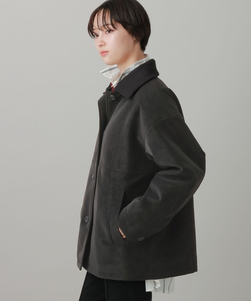 LAKOLE（ラコレ）の「フェイクスウェードナカワタブルゾン / 889323（ブルゾン・レディース・ブラック/ベージュ/ブラウン・FREE）」の9枚目の写真