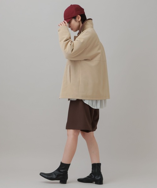 LAKOLE（ラコレ）の「フェイクスウェードナカワタブルゾン / 889323（ブルゾン・レディース・ブラック/ベージュ/ブラウン・FREE）」の21枚目の写真