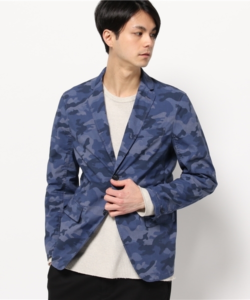 ESSENTIAL GARMENT MEN'S BIGI(エッセンシャルガーメントメンズビギ)の「ストレッチジャケット/ライトフィット(テーラードジャケット・メンズ・トップグレー/ブルー系その他・LARGE/SS/MEDIUM/SMALL)」の2枚目の写真