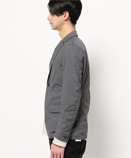 ESSENTIAL GARMENT MEN'S BIGI(エッセンシャルガーメントメンズビギ)の「ストレッチジャケット/ライトフィット(テーラードジャケット・メンズ・トップグレー/ブルー系その他・LARGE/SS/MEDIUM/SMALL)」の3枚目の写真