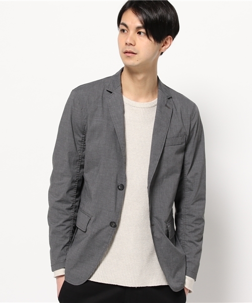 ESSENTIAL GARMENT MEN'S BIGI(エッセンシャルガーメントメンズビギ)の「ストレッチジャケット/ライトフィット(テーラードジャケット・メンズ・トップグレー/ブルー系その他・LARGE/SS/MEDIUM/SMALL)」の5枚目の写真