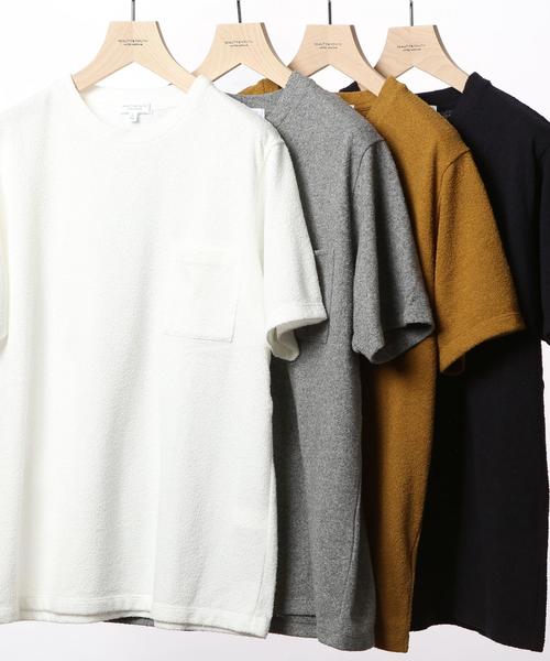 BEAUTY&YOUTH UNITED ARROWS（ビューティーアンドユースユナイテッドアローズ）の「BY ∴ ドライ パイル Tシャツ◆（Tシャツ/カットソー・メンズ・マスタード/ネイビー/グレー/ホワイト/ダークブラウン/ダークグリーン・LARGE/X-LARGE/SMALL/MEDIUM）」の22枚目の写真