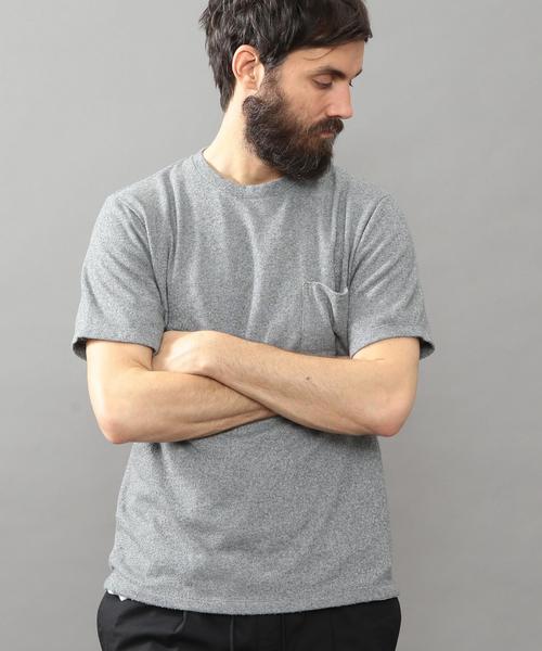 BEAUTY&YOUTH UNITED ARROWS（ビューティーアンドユースユナイテッドアローズ）の「BY ∴ ドライ パイル Tシャツ◆（Tシャツ/カットソー・メンズ・マスタード/ネイビー/グレー/ホワイト/ダークブラウン/ダークグリーン・LARGE/X-LARGE/SMALL/MEDIUM）」の15枚目の写真