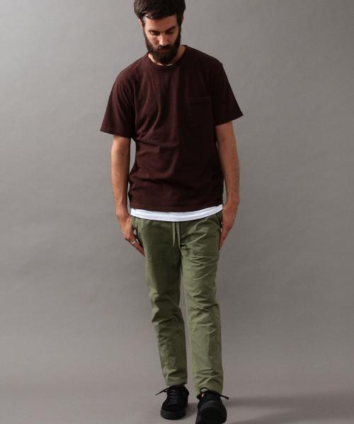 BEAUTY&YOUTH UNITED ARROWS（ビューティーアンドユースユナイテッドアローズ）の「BY ∴ ドライ パイル Tシャツ◆（Tシャツ/カットソー・メンズ・マスタード/ネイビー/グレー/ホワイト/ダークブラウン/ダークグリーン・LARGE/X-LARGE/SMALL/MEDIUM）」の10枚目の写真