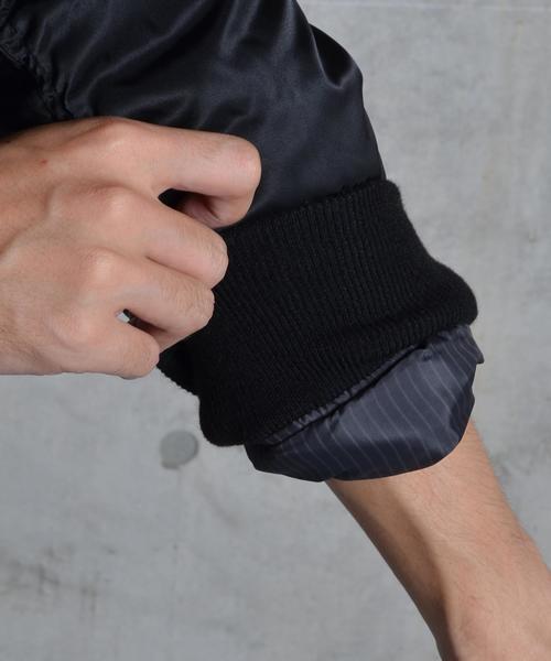 SHIPS JET BLUE（シップスジェットブルー）の「SHIPS JET BLUE: SHIPS JET BLUE: パディング MA-1 16AW■（ブルゾン・メンズ・ブラック/オリーブ/ネイビー・MEDIUM/SMALL/LARGE/X-LARGE）」の5枚目の写真