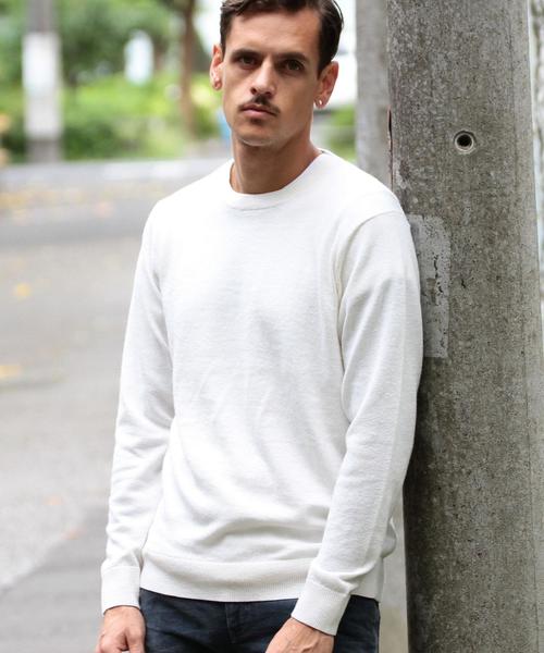 BEAUTY&YOUTH UNITED ARROWS（ビューティーアンドユースユナイテッドアローズ）の「【WEB限定】by ∴ サーモライト ニット◆（ニット/セーター・メンズ・ネイビー/ブラック/オフホワイト・LARGE/SMALL/MEDIUM）」の2枚目の写真