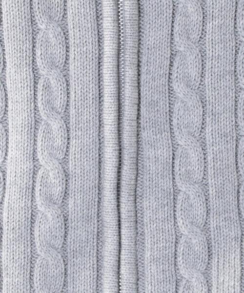 coen（コーエン）の「ニットコンビジップパーカー（パーカー・メンズ・ネイビー/グレー・X-LARGE/LARGE/MEDIUM/SMALL）」の13枚目の写真