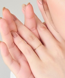 Phoebe（フィービィー）の「【K10】ブライトネスチェーンリング/BOXつき（リング）」