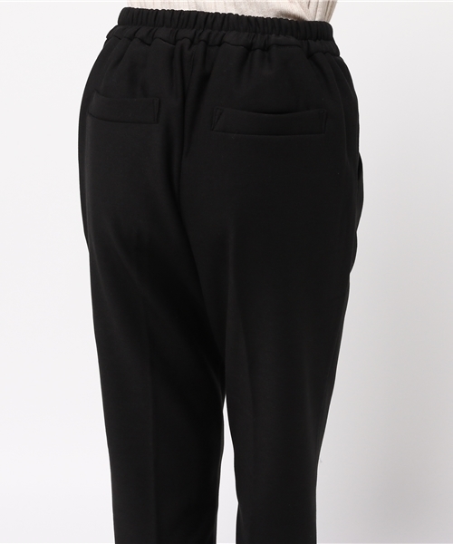 actuel（アクチュエル）の「カットボンディングテーパードパンツ（スラックス・レディース・ブラック/チャコールグレー・38/36）」の7枚目の写真