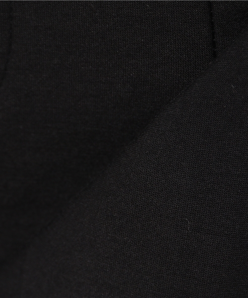 actuel（アクチュエル）の「カットボンディングテーパードパンツ（スラックス・レディース・ブラック/チャコールグレー・38/36）」の10枚目の写真