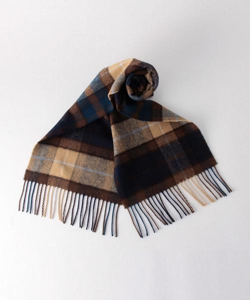 green label relaxing（グリーンレーベルリラクシング）の「[グレンロッシ] BC GLENROSSIE チェック マフラー◆（マフラー・メンズ・グレー/ケリー/ダークグリーン・FREE）」の8枚目の写真