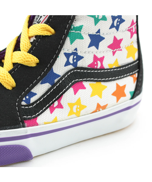 X-girl Stages（エックスガールステージス）の「XGS×VANS SK8 HI（スニーカー・キッズ・ホワイト・14cm/15cm/16cm/17cm/18cm）」の5枚目の写真